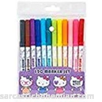 HELLO KITTY 12 COLORED SCENTED MARKERS LAVENDER B01I0XGV1K